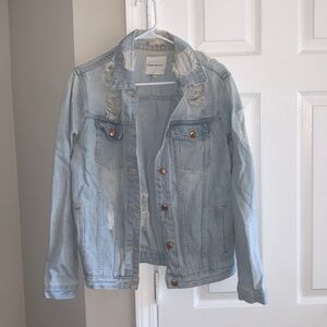 Distressed Jean Jacket